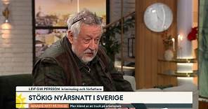 Leif GW Persson om den stökiga nyårsnatten | Nyhetsmorgon | TV4 & TV4 Play