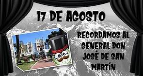 17 de agosto: recordamos quién fue Don José de San Martín! Historia argentina contada para peques