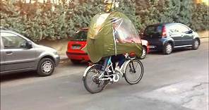 biketop - cappottina anti-pioggia pop-up per bici