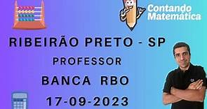 Correção Ribeirão Preto - Professor - Matemática - RBO