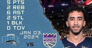 Trevelin Queen player Highlights MAGIC vs KINGS NBA Regular season game 03-01-2024