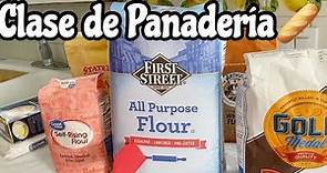 INFORMACIÓN DE LAS HARINAS PARA DIFERENTES TIPOS PAN -clase de panadería-