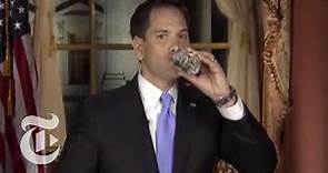 Marco Rubio's Water Break: GOP State of the Union Response | SOTU 2013 | The New York Times