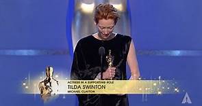 Tilda Swinton wins Best Supporting Actress | 80th Oscars (2008)