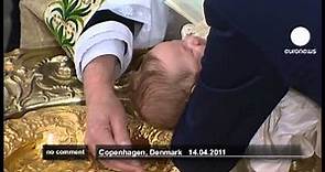 Danish royal twins christened in Copenhagen