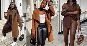 Easy Outfits for FALL/WINTER Season | Black Fashion Lookbook and Inspiration 2021