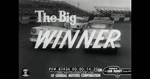 1956 CHEVROLET STOCK CAR RACING PROMOTIONAL FILM "THE BIG WINNER" 87434