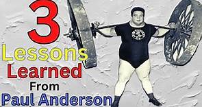 Bodybuilding Lessons from the Strongest Man in History (Paul Anderson)