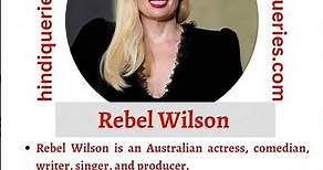 Who is Rebel Wilson | Rebel Wilson Biography, Age, Height, Net Worth #shorts #biography #rebelwilson