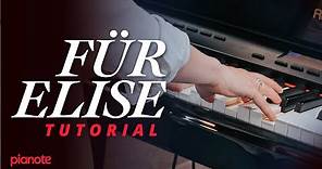 How To Play "Für Elise" by Beethoven (Piano Tutorial + PDF Sheet Music)