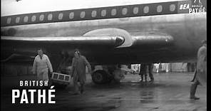 First Flight Of The De Havilland Trident Airliner (1962)