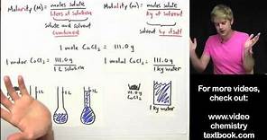 What's the Difference Between Molarity and Molality?