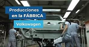 Producción de un #Volkswagen en su fábrica de Alemania