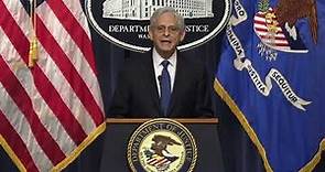Attorney General Merrick B. Garland Announces Appointment of a Special Counsel