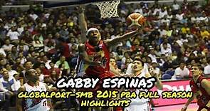 Gabby Espinas GLOBALPORT-SMB 2015 PBA Full Season Highlights
