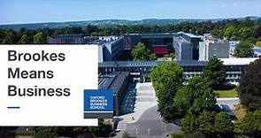 Brookes Means Business | Oxford Brookes University