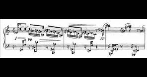 Schoenberg - Three Piano Pieces, No. 1 (with sheet music)