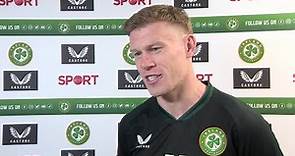 James McClean after his 103rd and final Ireland appearance