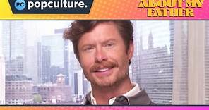 About My Father Actor Anders Holm Talks His Billionaire 'Clown' Role