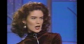 Lara Flynn Boyle on The Rookie and Twin Peaks - Arsenio 12/7/90