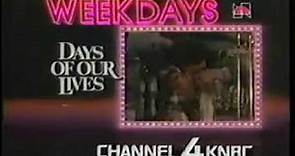 NBC Days of our Lives promo 1985