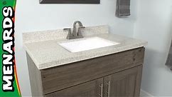 How to Install a Vanity Top - Menards