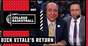 Dick Vitale's emotional return courtside after cancer announcement | ESPN College Basketball