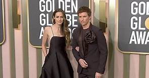 Hannah Bagshawe and Eddie Redmayne 2023 Golden Globes Arrivals