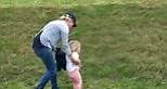 Zara Phillips and daughter watch Prince William at polo match