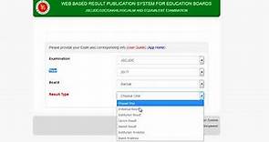 Web Based Result Publication System for Education Boards eboardresults.com/app/stud/