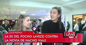 Lucia Pedraza negó haber estado con el Pocho Lavezzi y Nacho Viale negó haberlos visto
