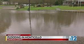 Flooding in Monticello