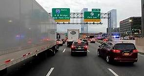 Driving Thru from NJ New Jersey to Manhattan NYC New York City GW George Washington BRIDGE (09-2021)