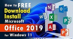 How to free download Microsoft Office 2019 for windows 11 | Genuine Version