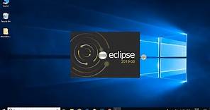 How to Install Eclipse IDE 2019-03 on Windows10