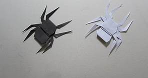 How to make a paper Spider - Easy Tutorial (Origami)