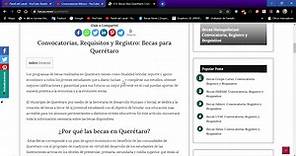 ▷▷ Becas Para Querétaro 2023-2024 | Convocatorias, Requisitos Y Registro 🥇【 Abril 2024】