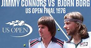 JIMMY CONNORS VS BJORN BORG | 1976 MENS US OPEN FINAL
