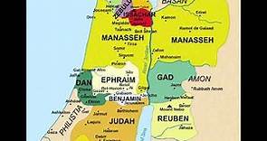 Map of 12 Tribes Of Isreal