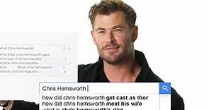 Chris Hemsworth Answers the Web's Most Searched Questions | WIRED