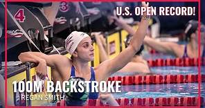 Regan Smith Takes Down U.S. Open Record in 100M Backstroke | 2024 TYR Pro Swim Series Westmont