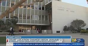 Courtroom location changes at Kern County Superior Court begin in January