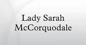 Lady Sarah McCorquodale