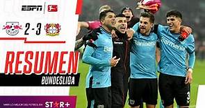 ¡HINCAPIÉ FUE EL HÉROE EN LA ÚLTIMA Y EL LÍDER SE ALEJA! | Leipzig 2-3 B. Leverkusen | RESUMEN