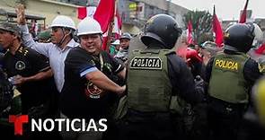 La crisis en Perú deja por ahora al menos 22 muertos | Noticias Telemundo