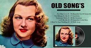 Jo Stafford - No Other Love || Old Song Collection || Classic Music Mix ~ Oldies But Goodies
