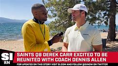 Derek Carr Ecstatic to Be Reunited With Head Coach Dennis Allen