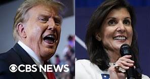 Trump leads Haley by 35 points in South Carolina, CBS News poll finds