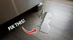How To Fix A Leaking Refrigerator QUICK! Water Leaking From Freezer - SOLVED DIY!