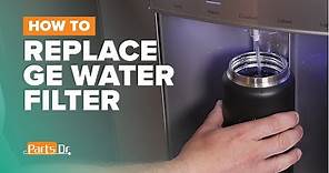 How to replace GE fridge ice & water filter part # RPWFE